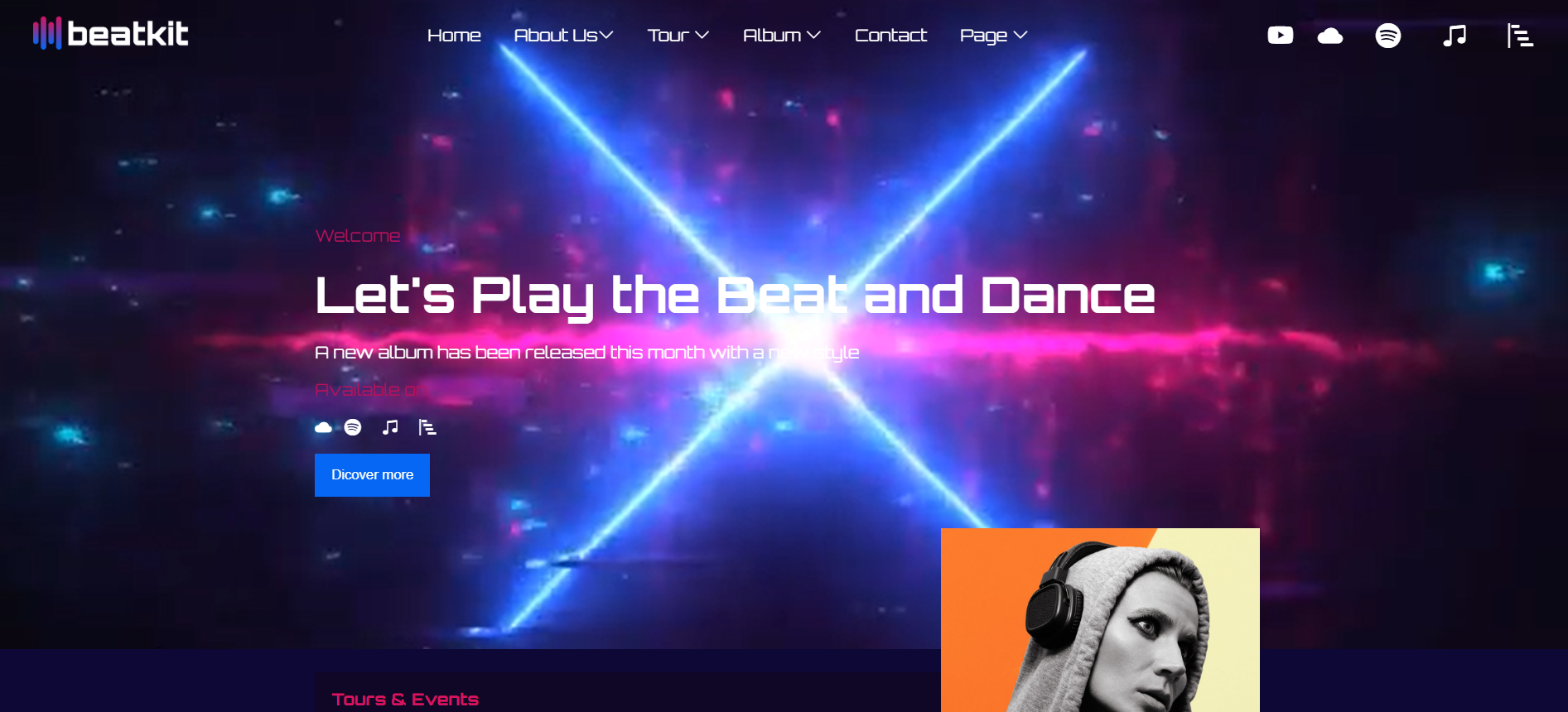 BeatKit Platform Screenshot